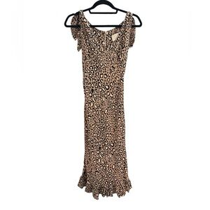 Midi Cheetah Print Dress